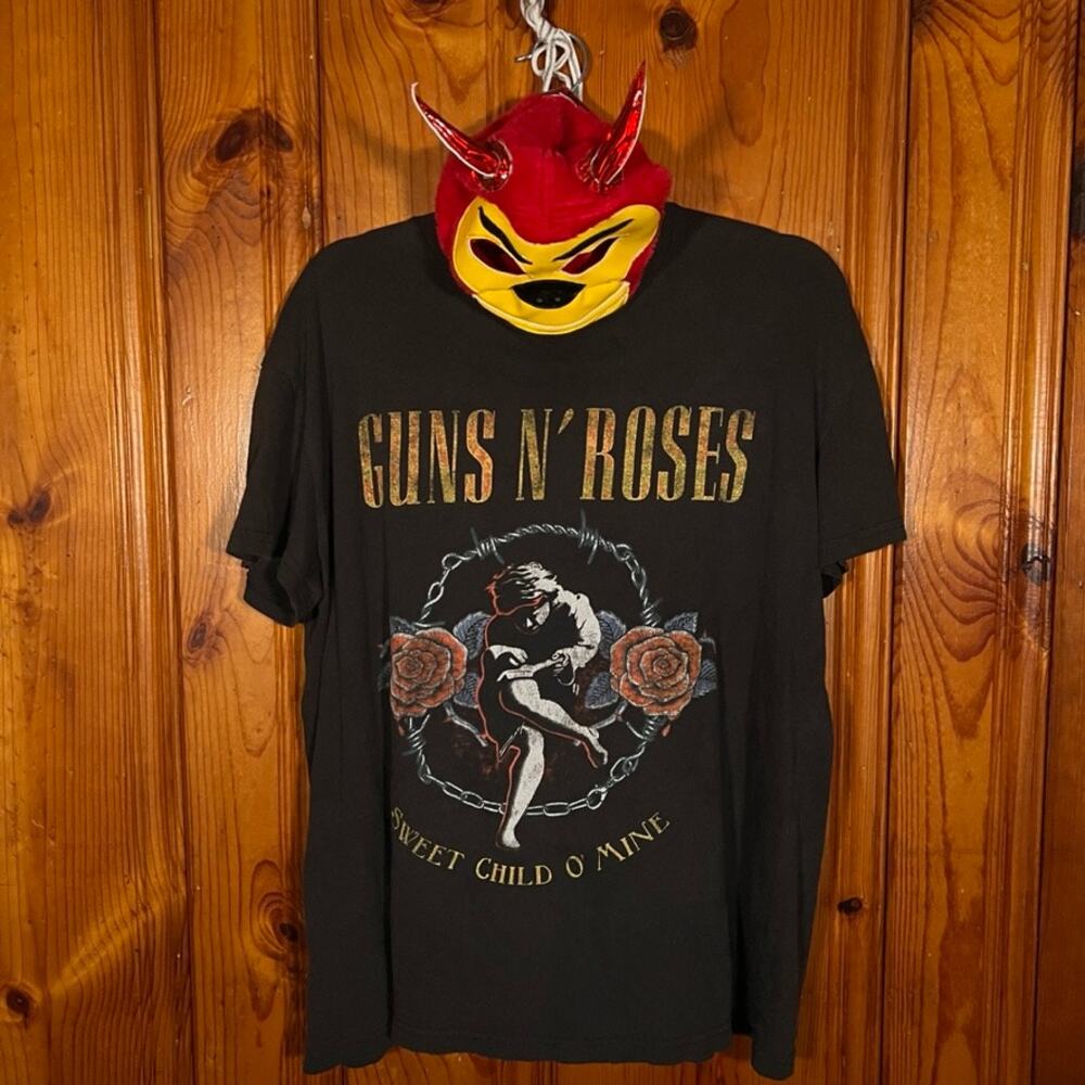 Guns N' Roses XL Rock Band T Shirt Black Graphic Tee